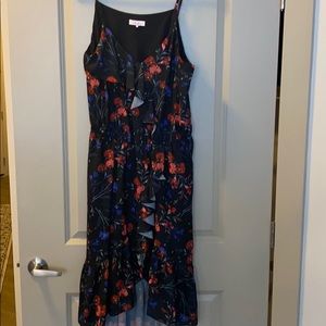 Floral silk Parker dress